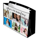 Search for photo collage gift bags Black and white