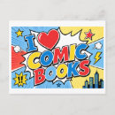 Search for comic postcards Illustration