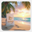 Search for surf wedding stickers Sunset
