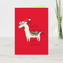 Search for llama christmas cards Cartoon