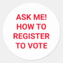 Search for voting stickers Political