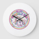 Search for print on demand clocks Unicorn