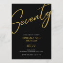 Search for mens 70th birthday invitations Modern