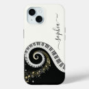 Search for music lovers iphone cases Black and white
