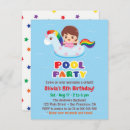 Search for unicorn pool party invitations Kids