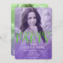 Search for purple and lime green invitations Modern