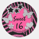Search for silver hot pink stickers Glitter