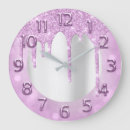 Search for pink drip clocks For her