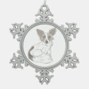 Search for papillon dog christmas tree decorations Dogs
