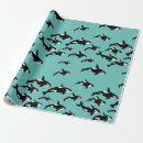 Search for orca wrapping paper Black and white