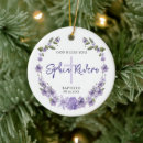 Search for flower girl christmas tree decorations Purple