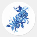 Search for blue petals stickers Watercolor