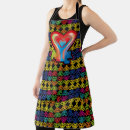 Search for love logo aprons Heart