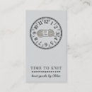 Search for knitting business cards Handmade