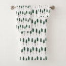 Search for pine trees bath towels Pattern