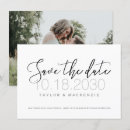 Search for black and white save the dates Timeless