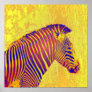 Search for pop art animal posters Zebra