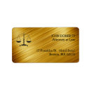 Search for scales of justice return address labels Attorney at law