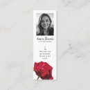 Search for red rose funeral invitations In loving memory