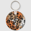 Search for leopard skin key rings Watercolor