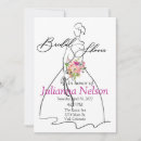 Search for bridal silhouette invitations Bride