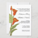 Search for orange lily wedding invitations Yellow