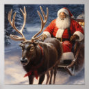 Search for winter sleigh ride posters Reindeer
