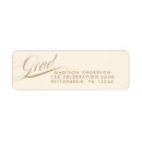 Search for graduation party return address labels Script