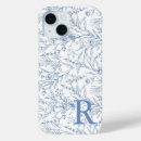 Search for blue floral cases French toile