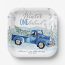 Search for blue truck plates 1st birthday