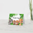 Search for giraffe thank you cards Tropical
