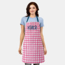 Search for pink gingham aprons Preppy