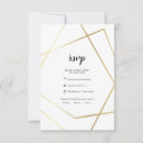 Search for white gold frame rsvp cards Chic