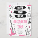 Search for rock and roll birthday invitations Punk rock party