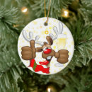 Search for cartoon character christmas tree decorations Reindeer