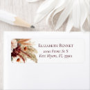 Search for rustic fall wedding return address labels Pampas grass