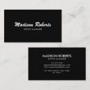 Search for luxe business cards Black
