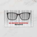 Search for eye doctor business cards Optometry
