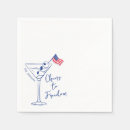 Search for 4th of july napkins Red white and blue