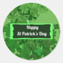 Search for patricks day shamrock stickers Happy st patrick's day
