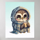 Search for whimsical owl posters Snow