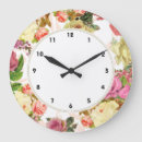 Search for vintage floral clocks Pattern