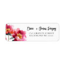 Search for pink and peach return address labels Trendy