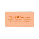 Search for peach labels Modern