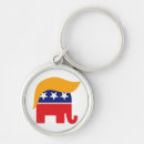 Search for republican elephant key rings President