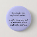 Search for side badges Single sided deafness