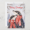 Search for badger christmas cards Animal