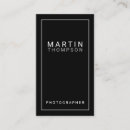 Search for minimalist business cards Photographer