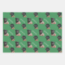 Search for pug christmas wrapping paper Puppy