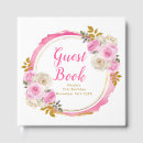Search for birthday guest books Gold glitter